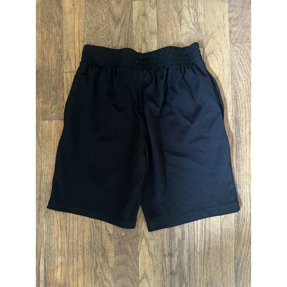 New Balance Black Mesh Athletic Shorts Size 12 Drawstring Breathable Elastic